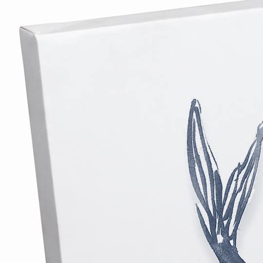 Navy Koi Canvas Wall Art